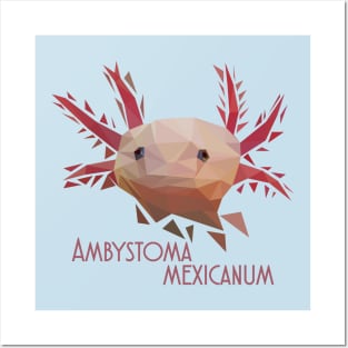 Low Poly AXOLOTL Posters and Art